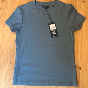 NWT Women’s XS CUTS Crew T Slim in color Petrol
